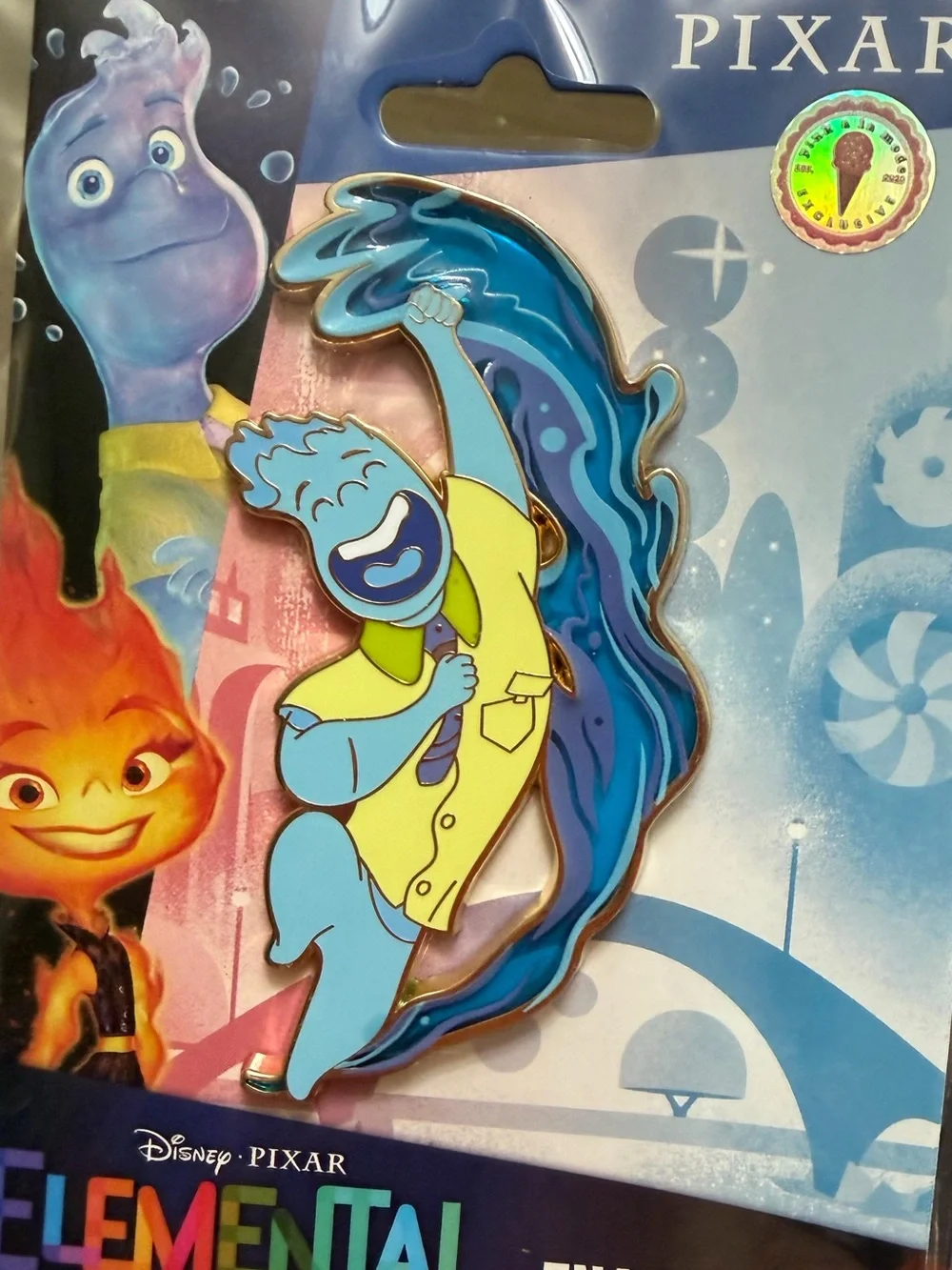 Disney Pink A La Mode PALM Pixar Elemental Ember And Wade 2 Pin Set